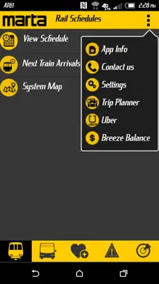 MARTA android App screenshot 1