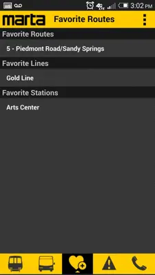 MARTA android App screenshot 5