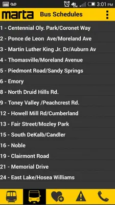 MARTA android App screenshot 6